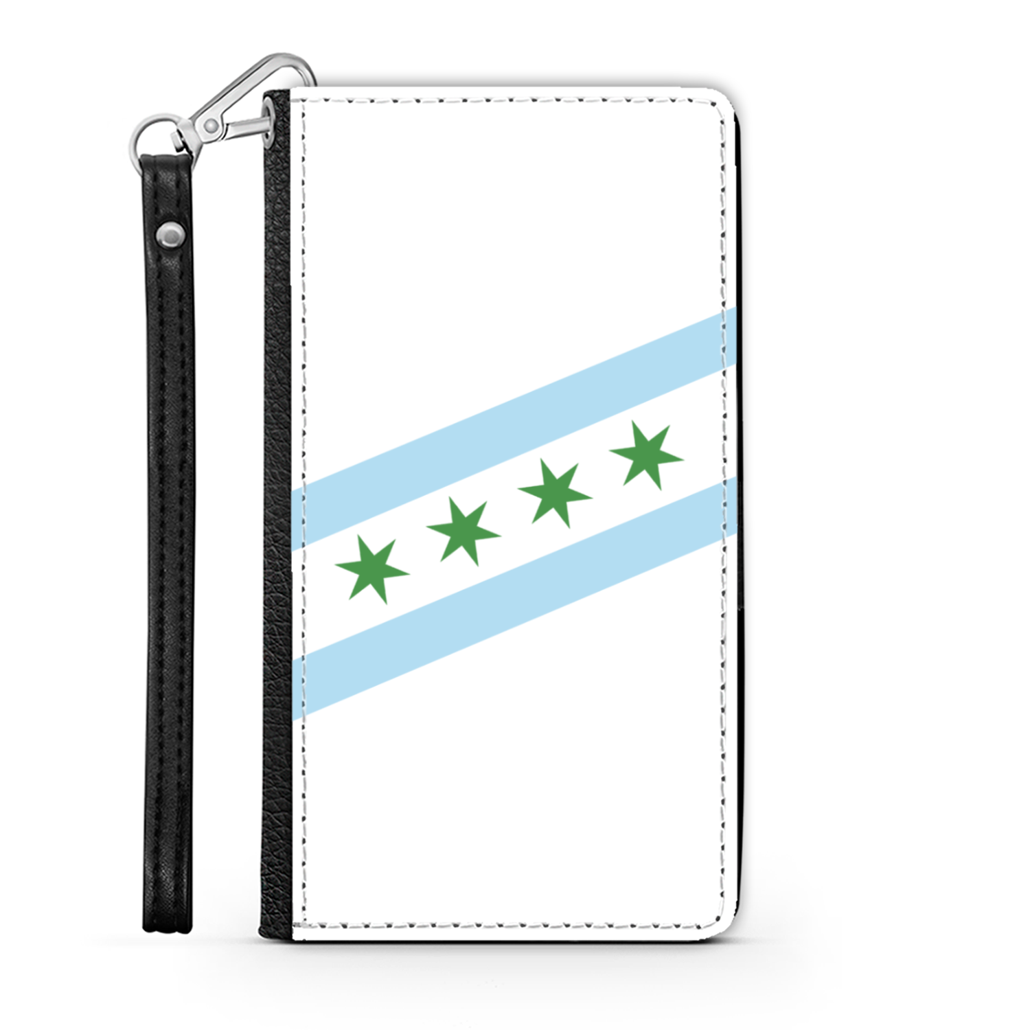Chicago Flag St. Patty's Wallet Phone Case