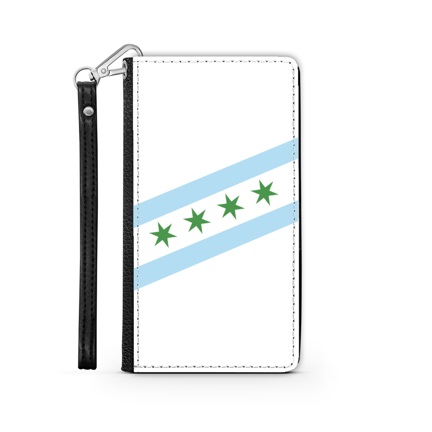 Chicago Flag St. Patty's Wallet Phone Case