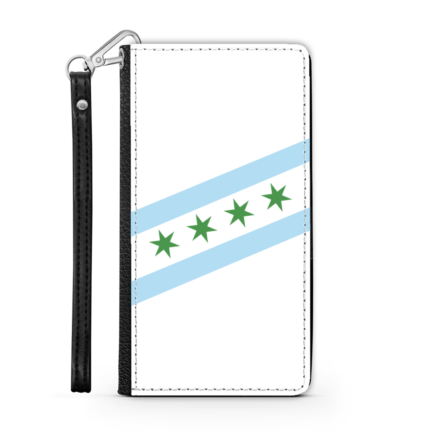Chicago Flag St. Patty's Wallet Phone Case