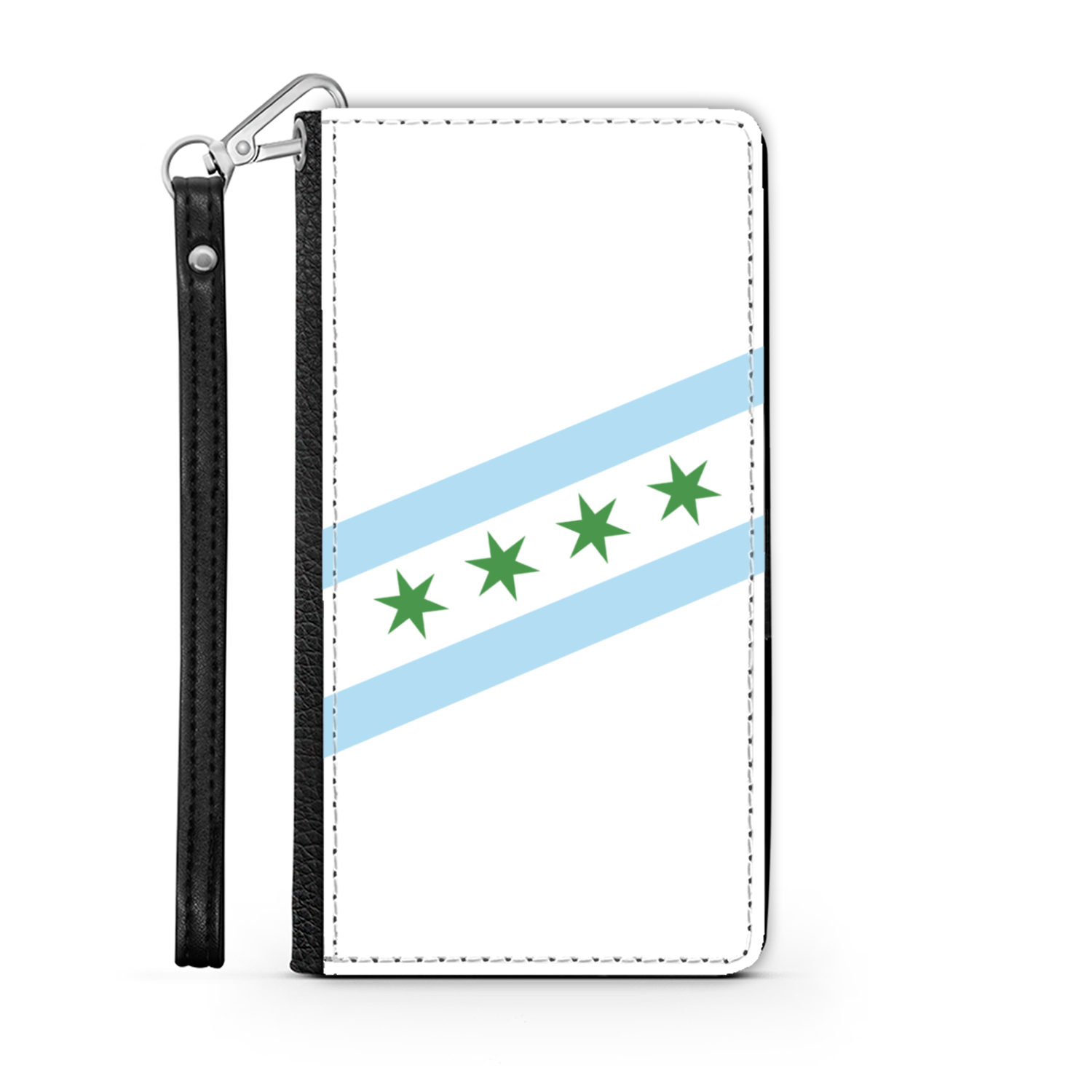 Chicago Flag St. Patty's Wallet Phone Case