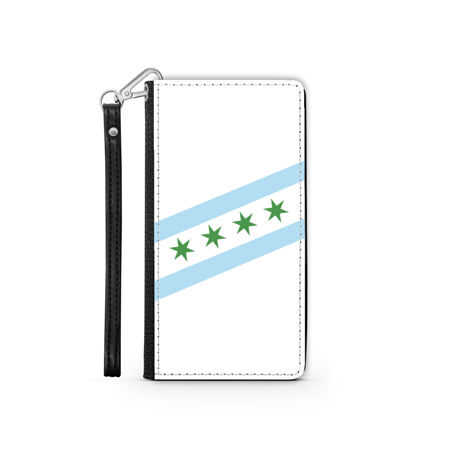 Chicago Flag St. Patty's Wallet Phone Case