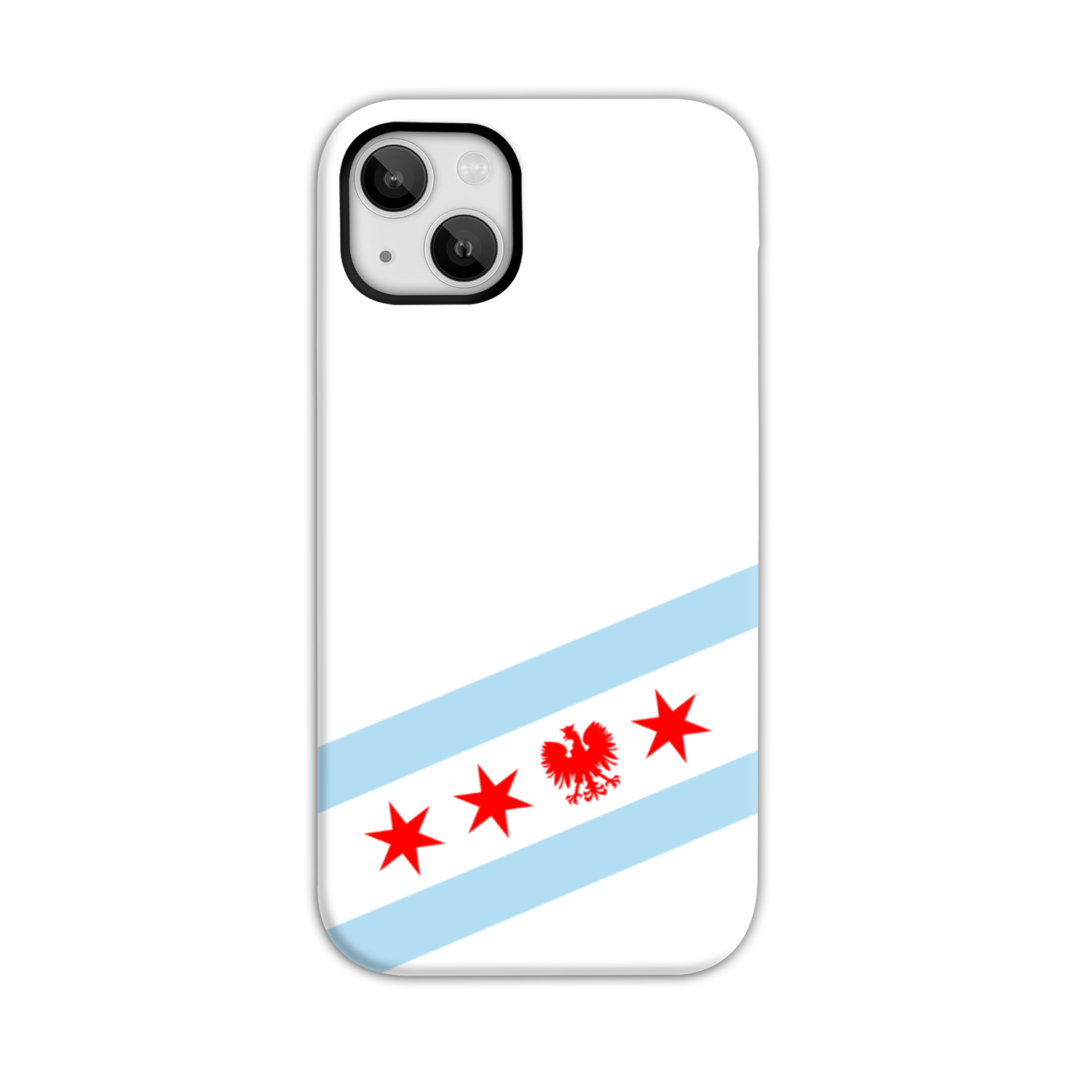 Chicago Flag Polish Single Eagle Tough Phone Case