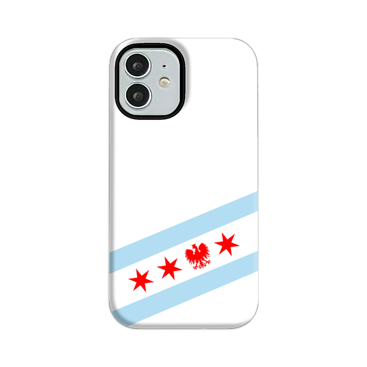 Chicago Flag Polish Single Eagle Tough Phone Case