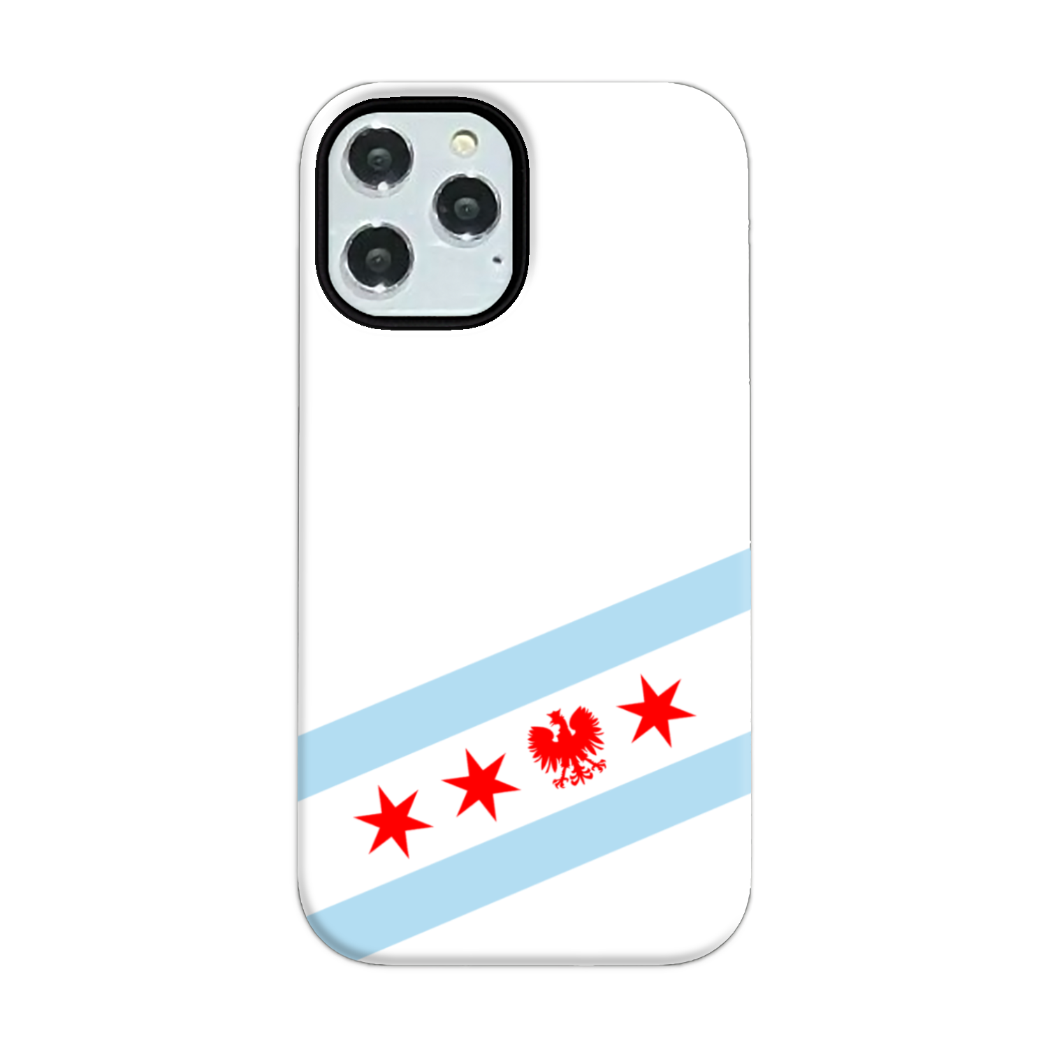 Chicago Flag Polish Single Eagle Tough Phone Case