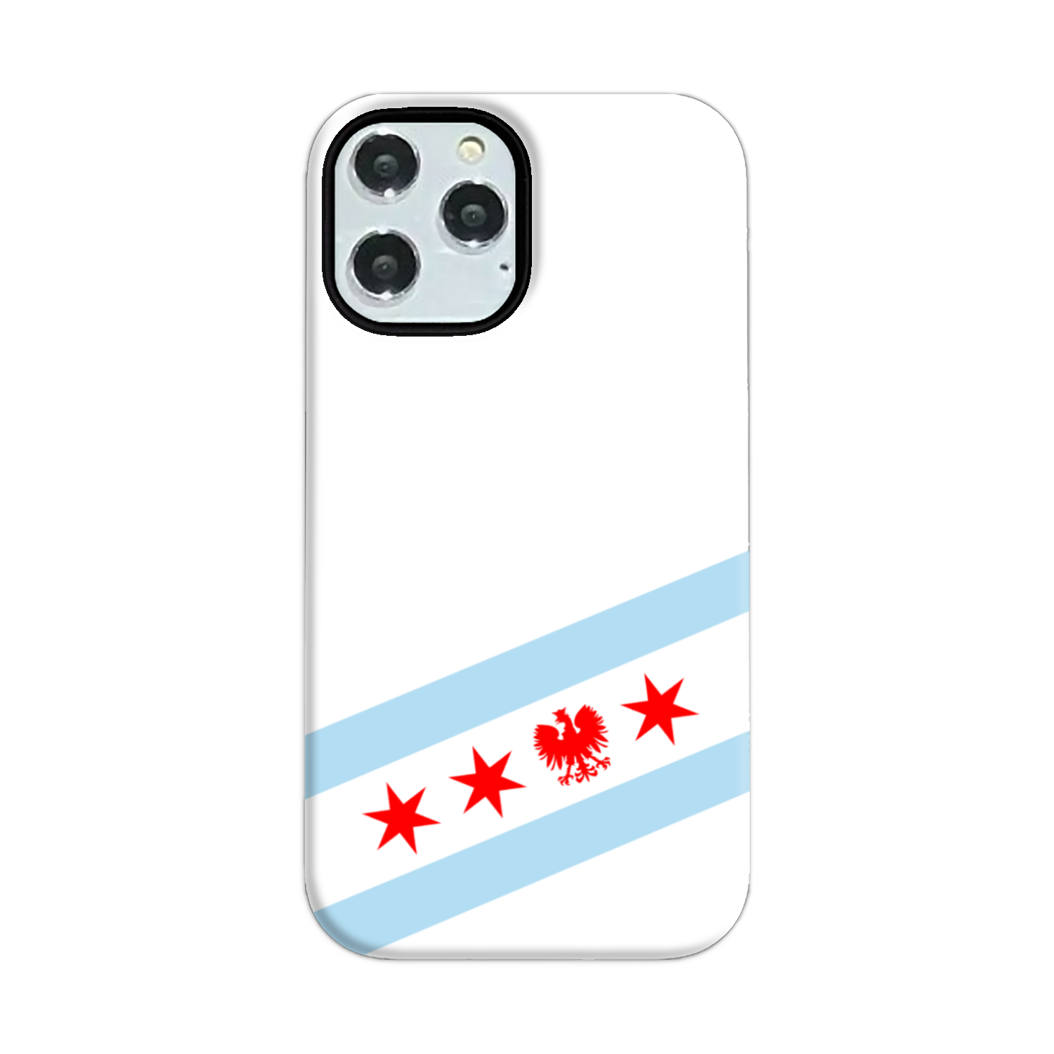 Chicago Flag Polish Single Eagle Tough Phone Case