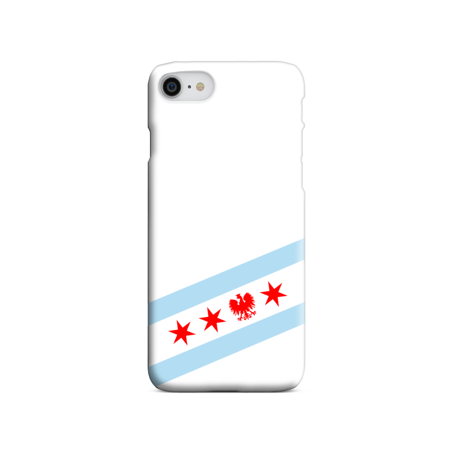 Chicago Flag Polish Single Eagle Tough Phone Case