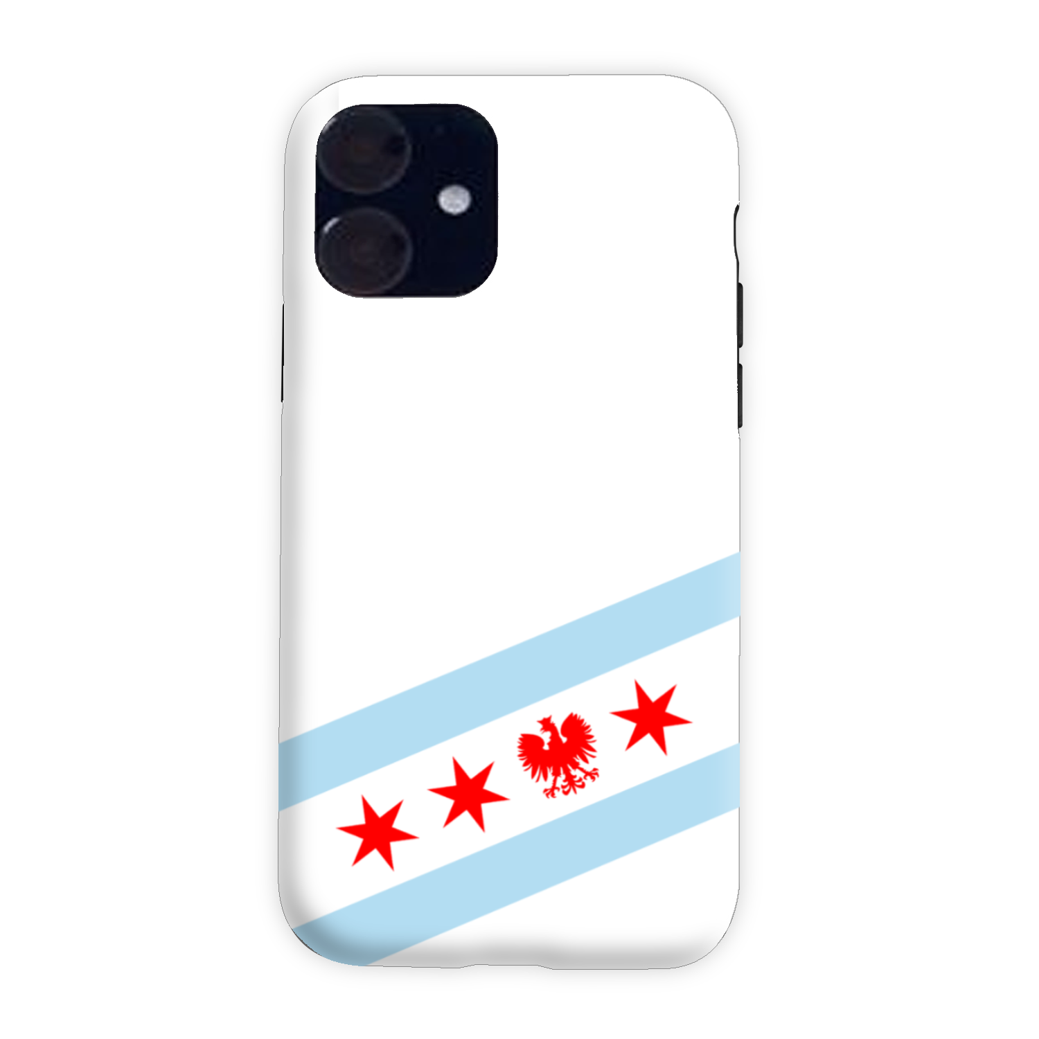 Chicago Flag Polish Single Eagle Tough Phone Case