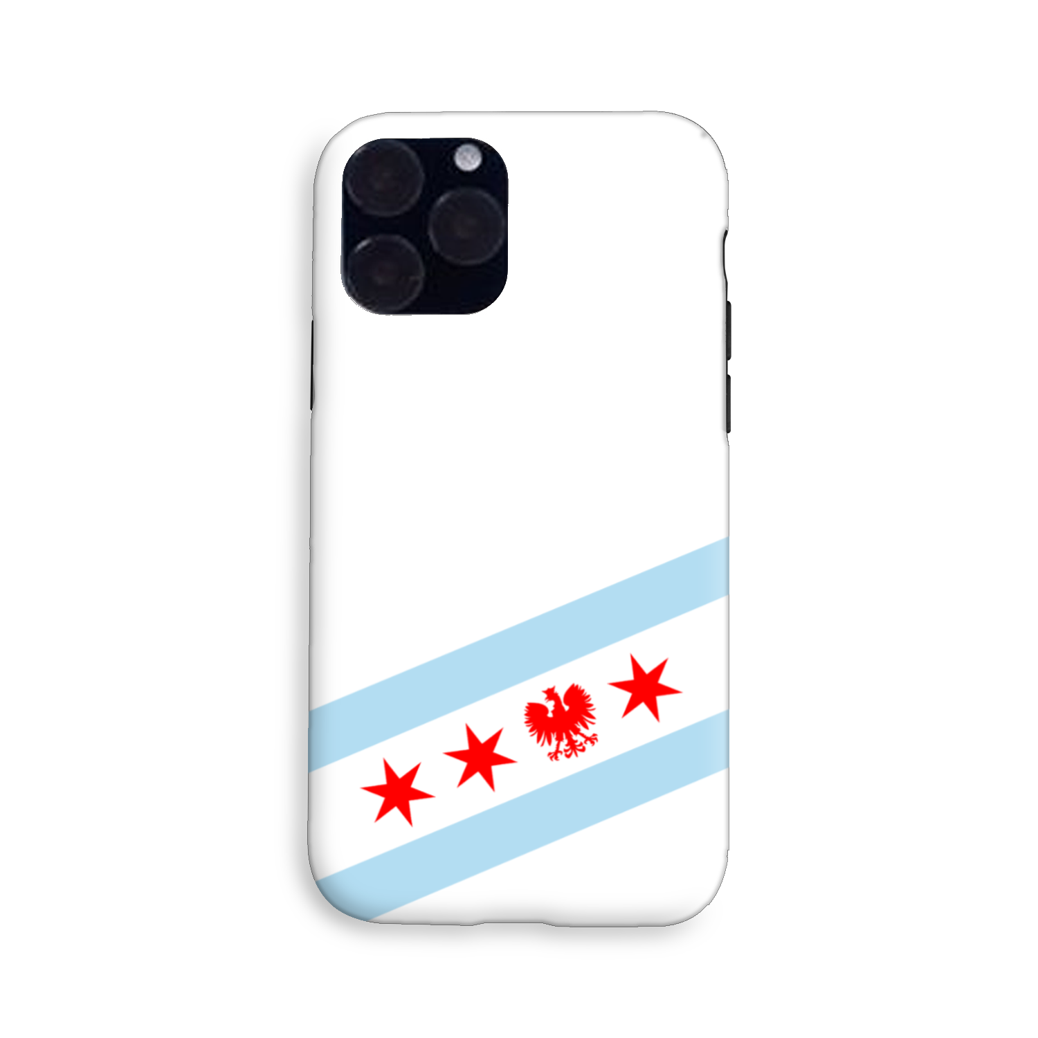 Chicago Flag Polish Single Eagle Tough Phone Case