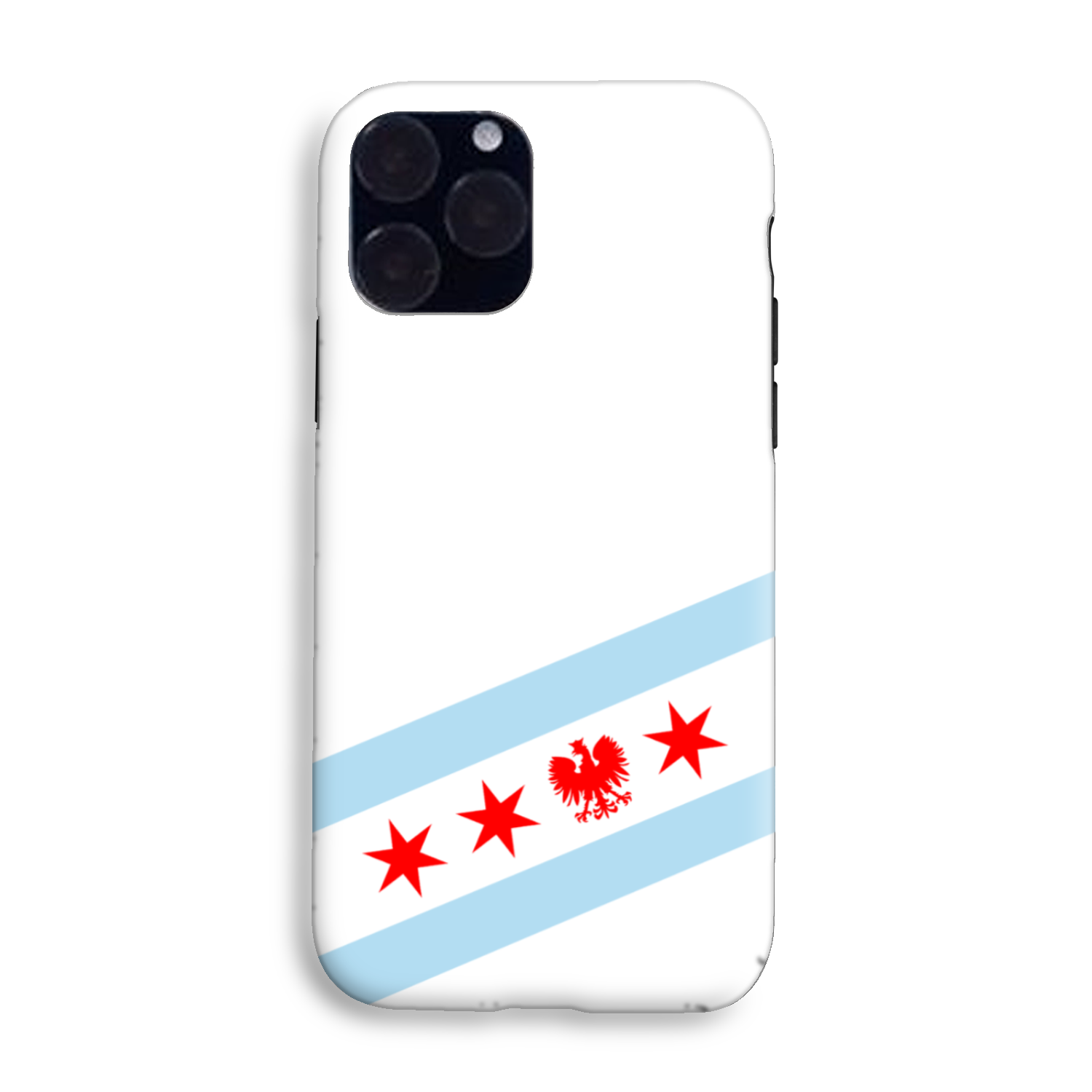 Chicago Flag Polish Single Eagle Tough Phone Case