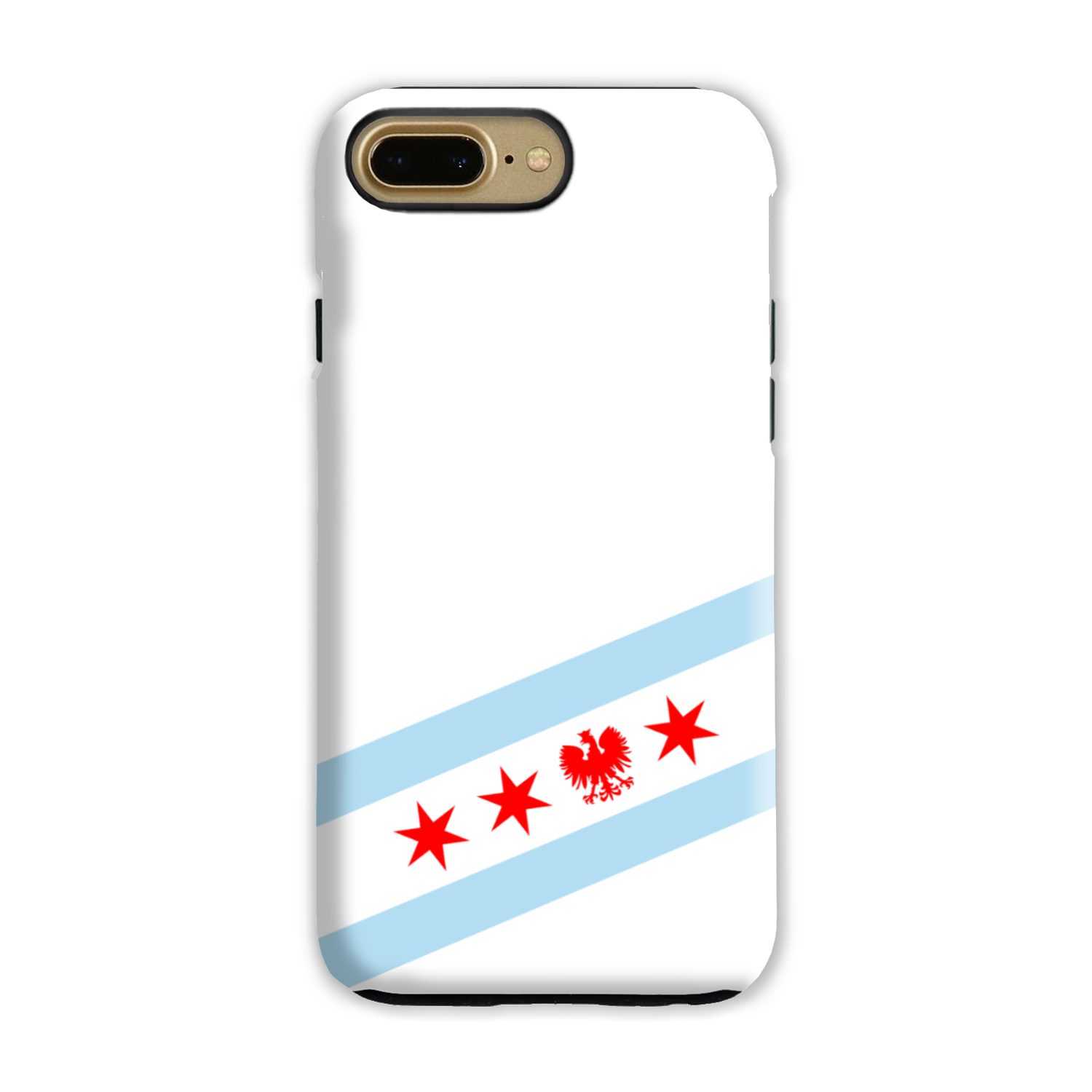 Chicago Flag Polish Single Eagle Tough Phone Case