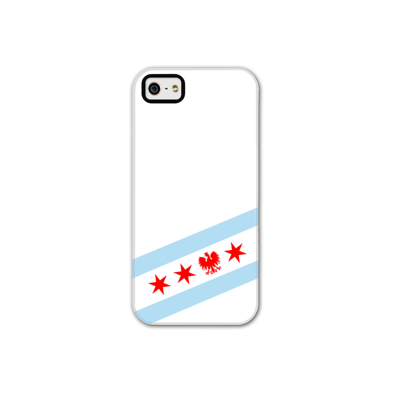 Chicago Flag Polish Single Eagle Tough Phone Case