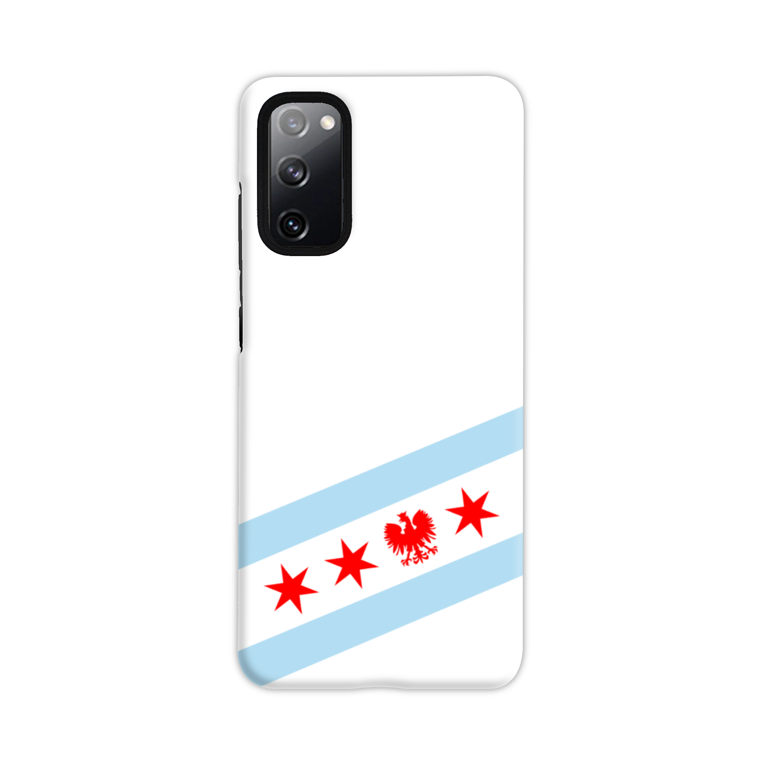 Chicago Flag Polish Single Eagle Tough Phone Case