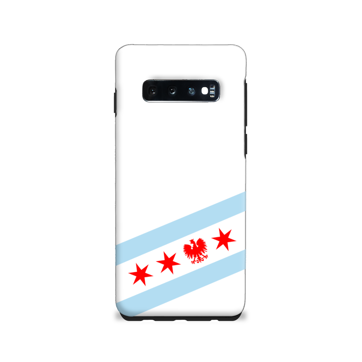 Chicago Flag Polish Single Eagle Tough Phone Case