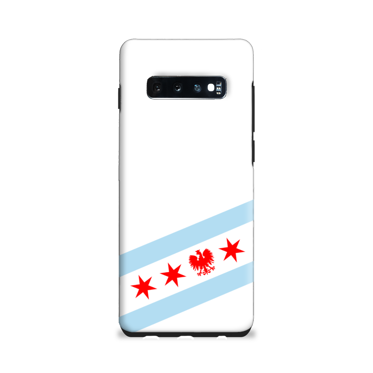 Chicago Flag Polish Single Eagle Tough Phone Case