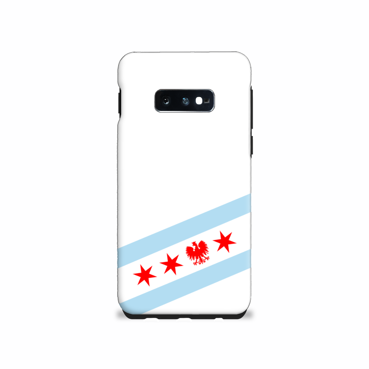 Chicago Flag Polish Single Eagle Tough Phone Case