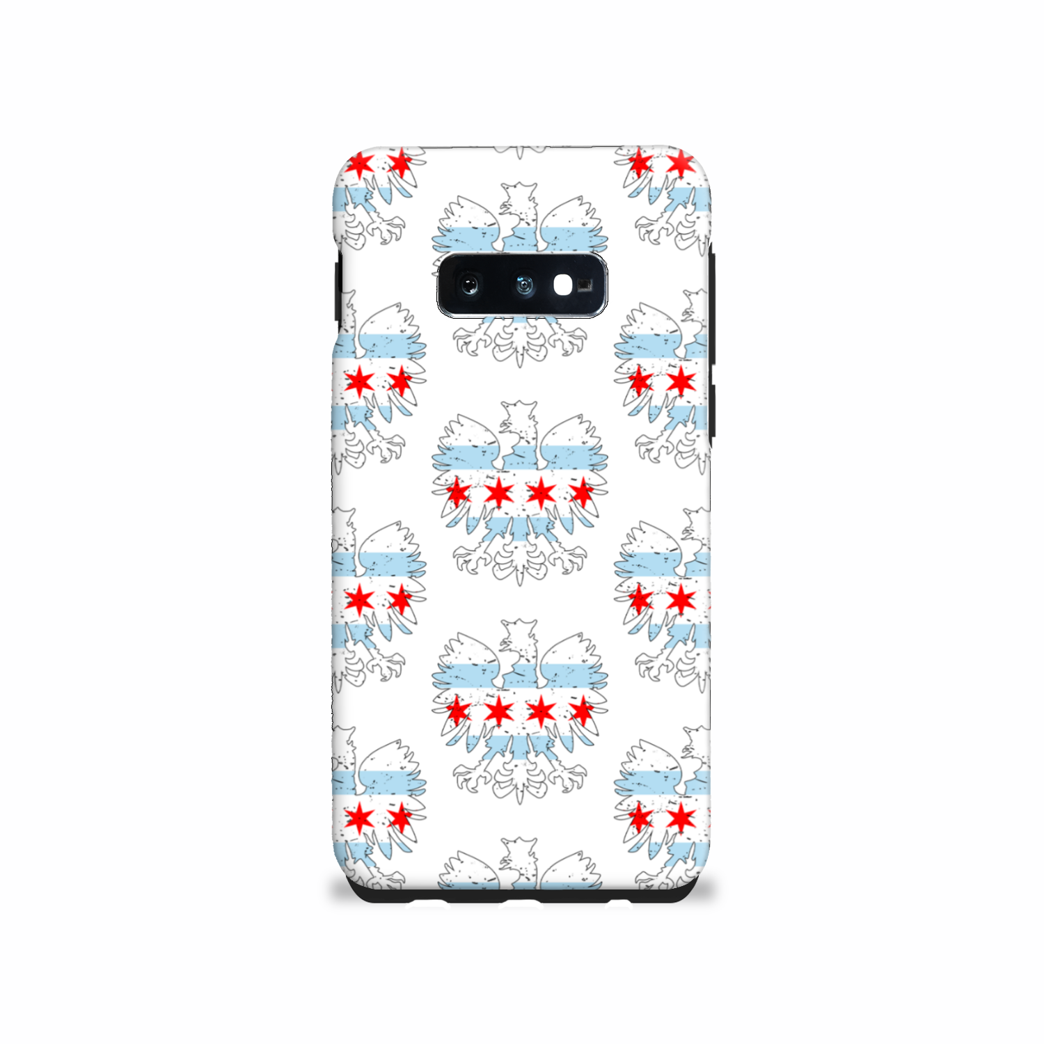 Chicago Flag Polish Eagle Tough Phone Case