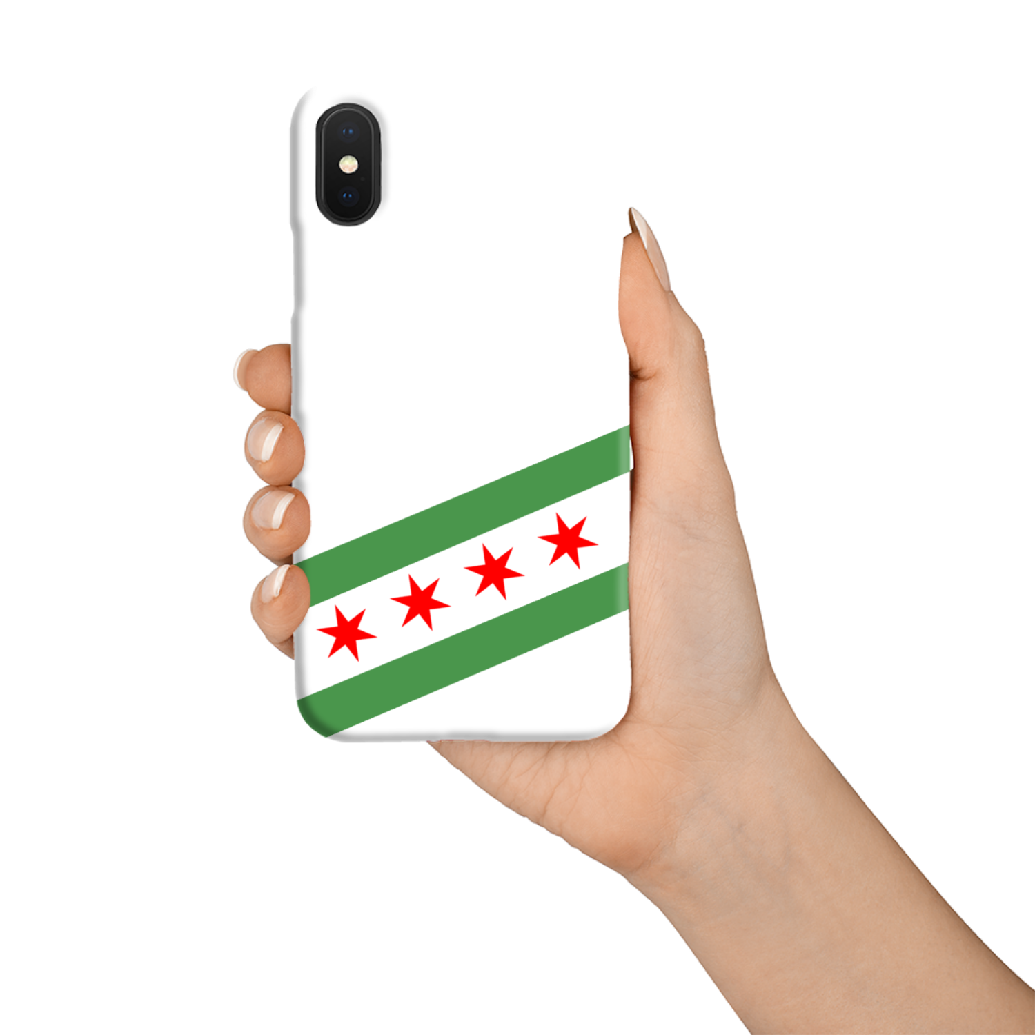 Chicago Flag Green River Tough Phone Case