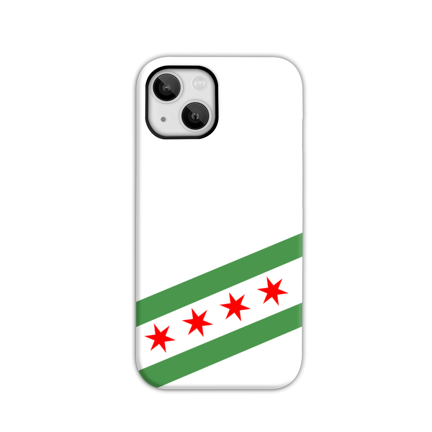 Chicago Flag Green River Tough Phone Case