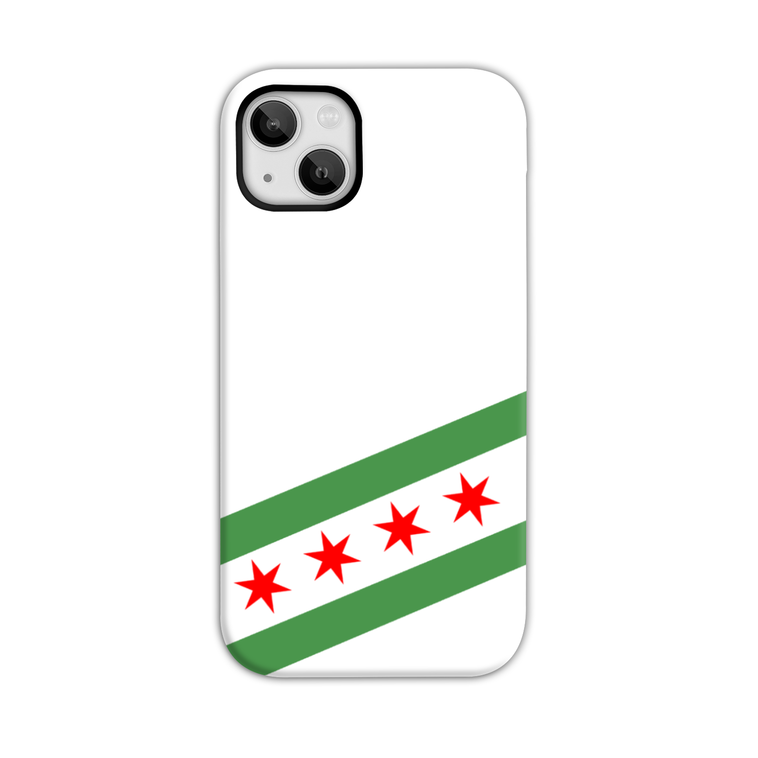 Chicago Flag Green River Tough Phone Case
