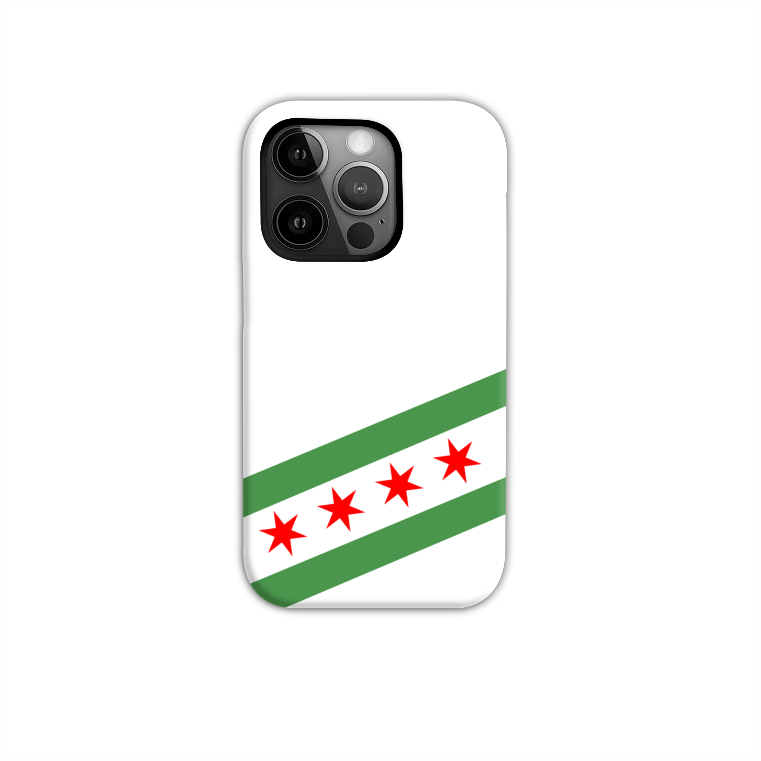 Chicago Flag Green River Tough Phone Case
