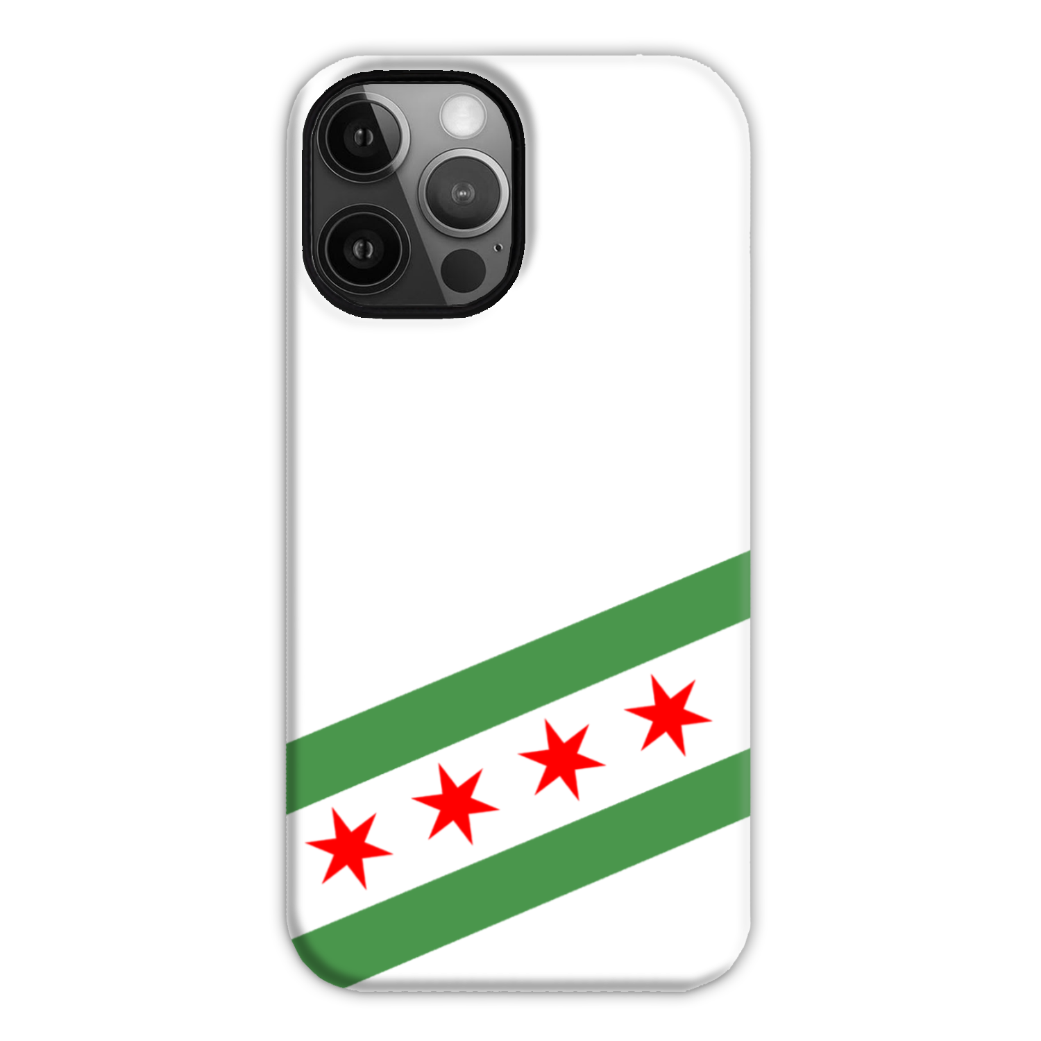 Chicago Flag Green River Tough Phone Case