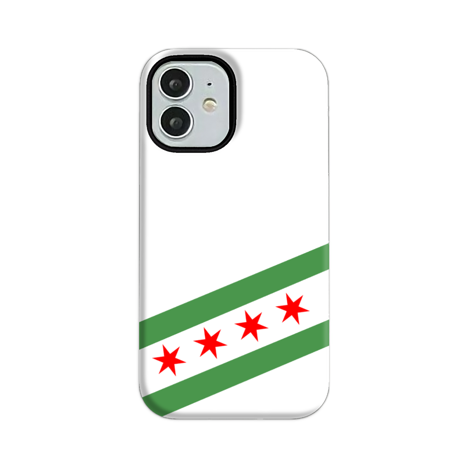 Chicago Flag Green River Tough Phone Case