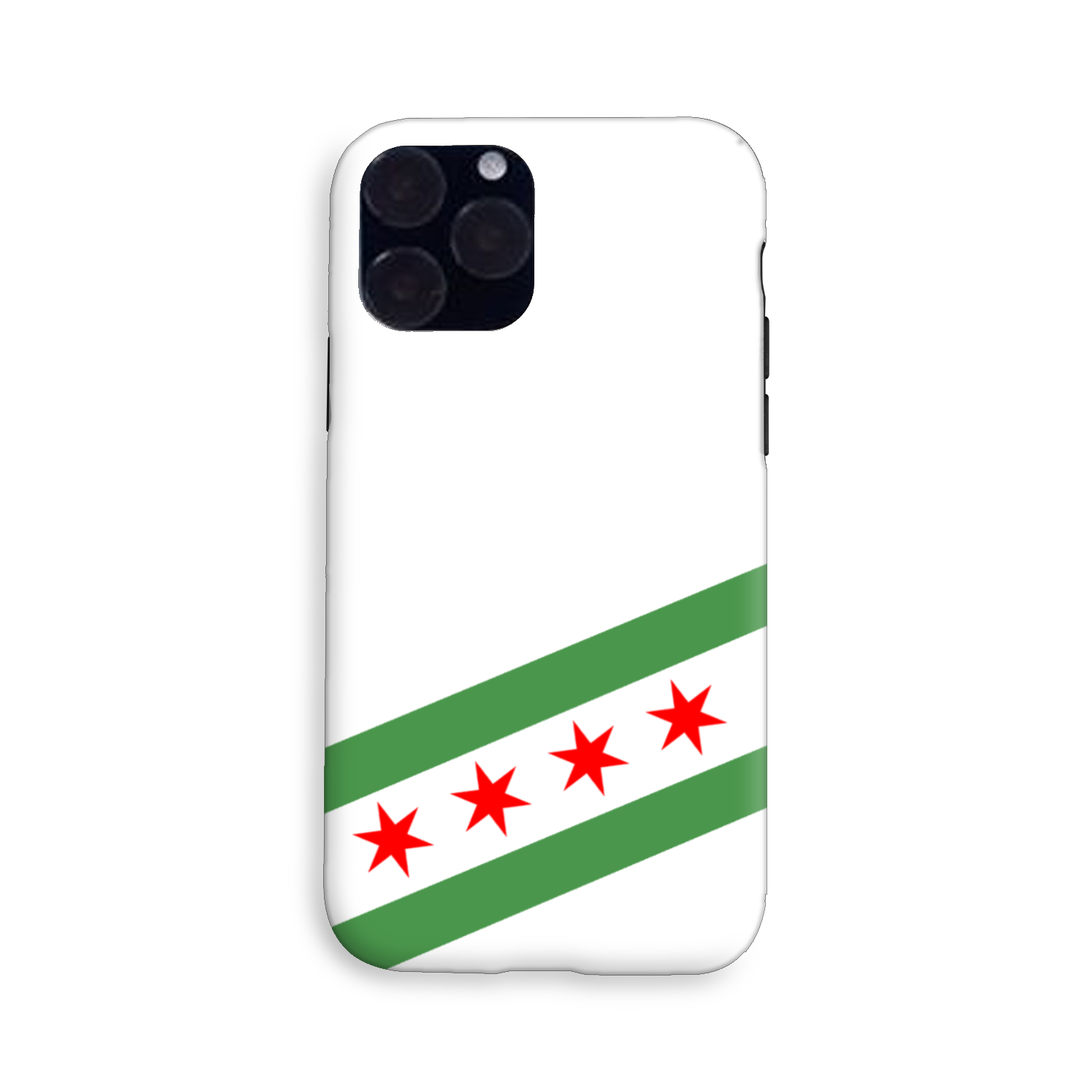 Chicago Flag Green River Tough Phone Case