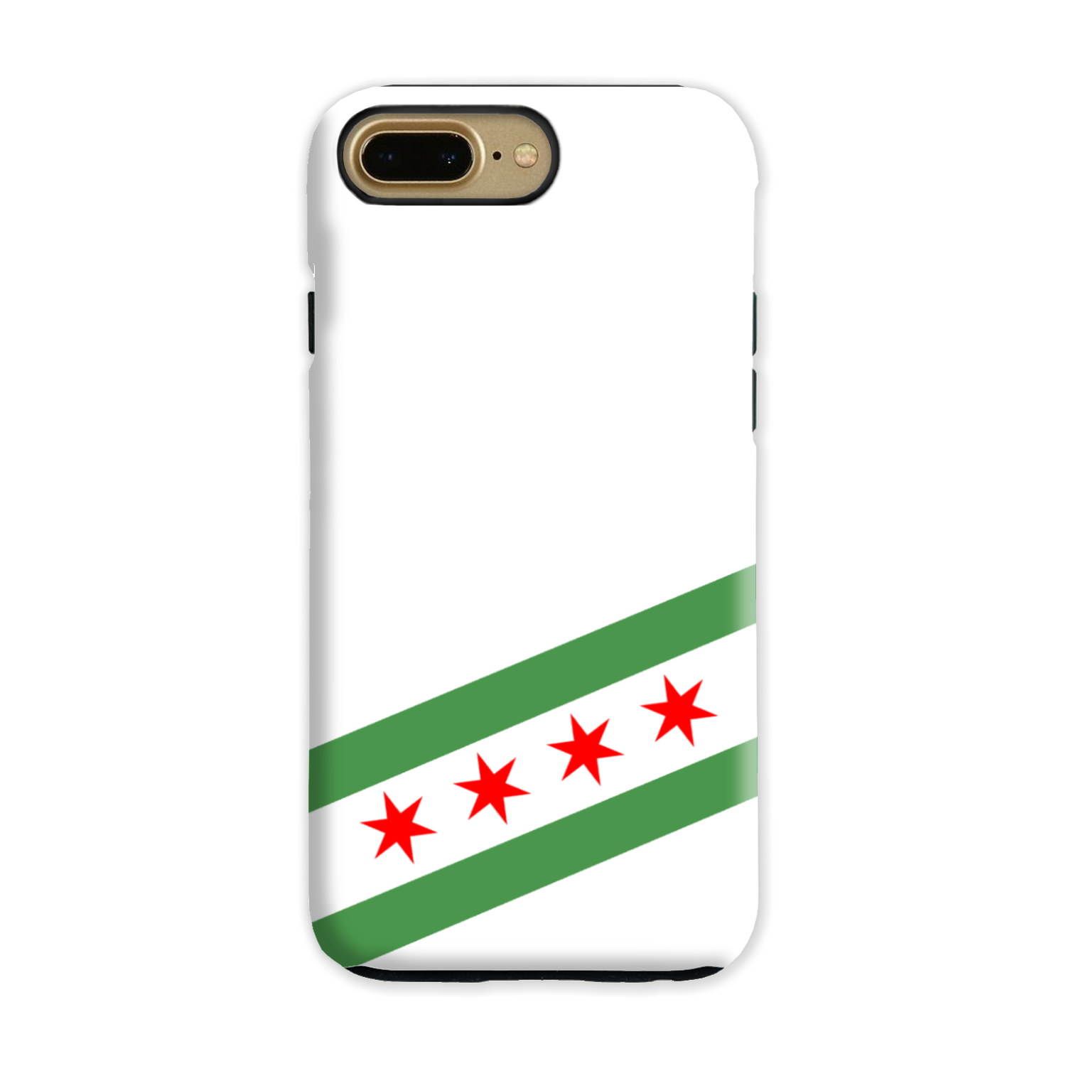 Chicago Flag Green River Tough Phone Case