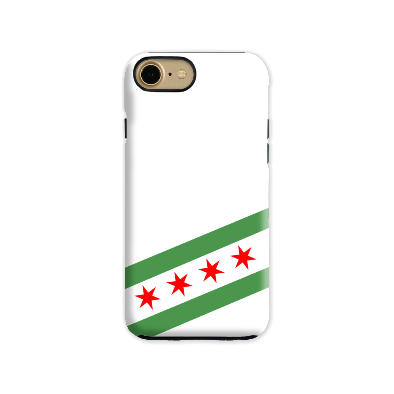 Chicago Flag Green River Tough Phone Case