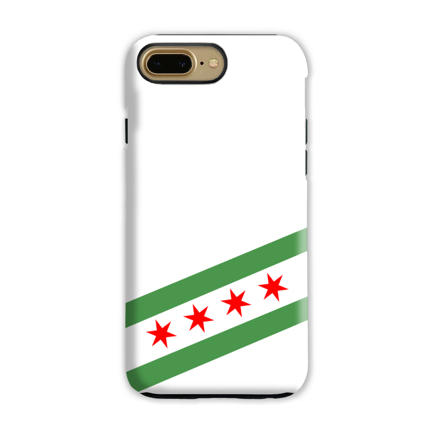 Chicago Flag Green River Tough Phone Case