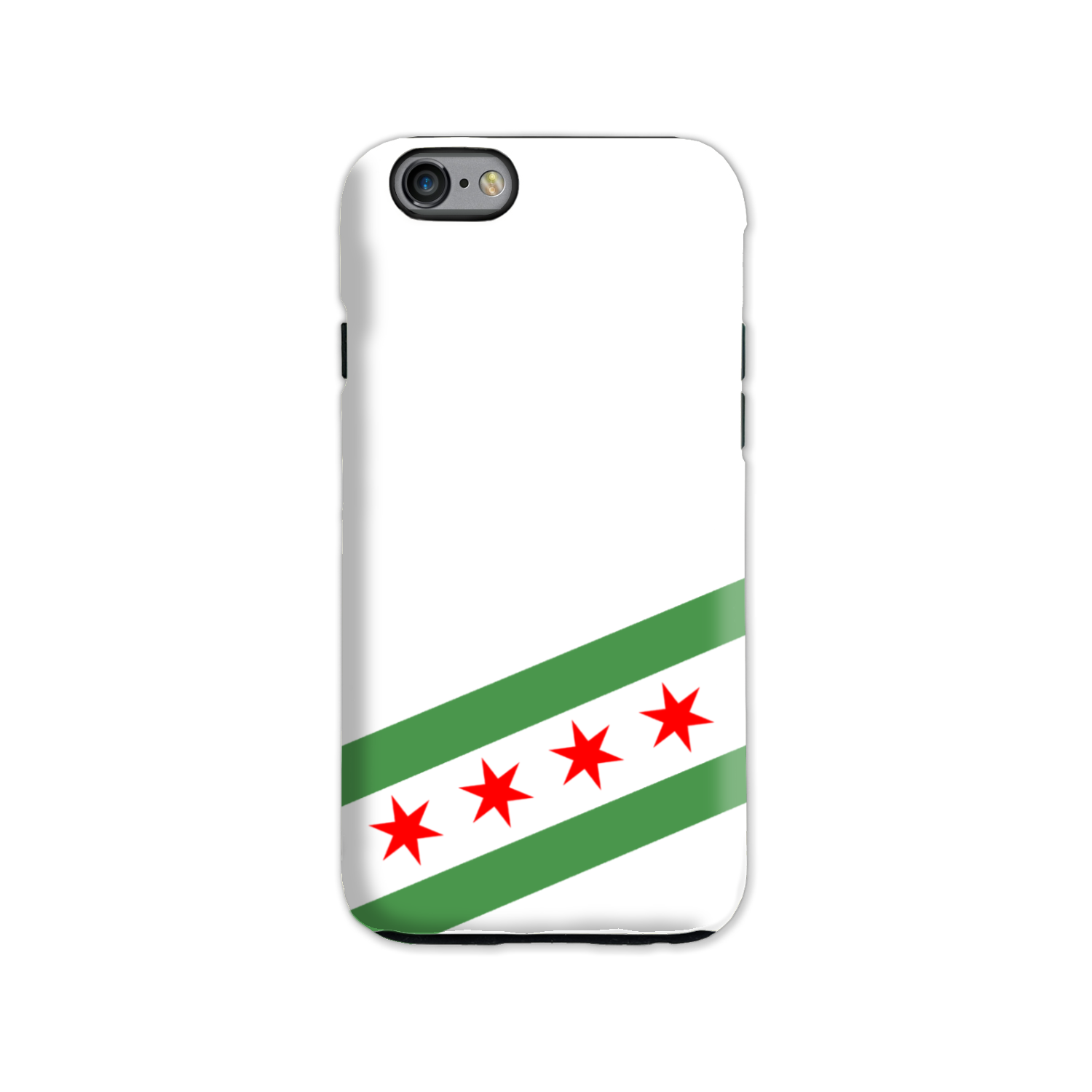 Chicago Flag Green River Tough Phone Case