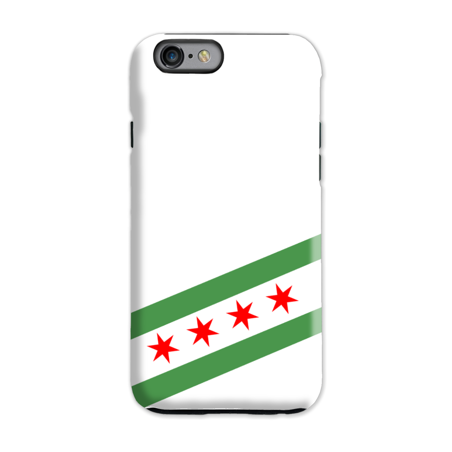 Chicago Flag Green River Tough Phone Case