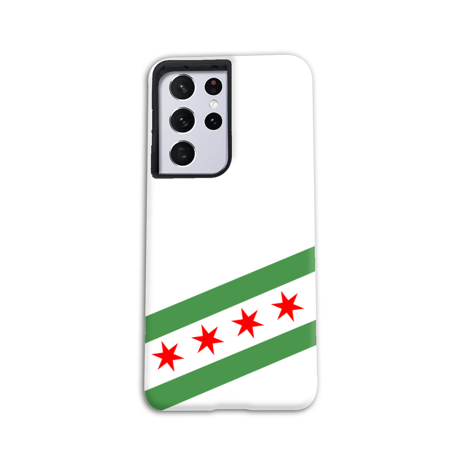 Chicago Flag Green River Tough Phone Case