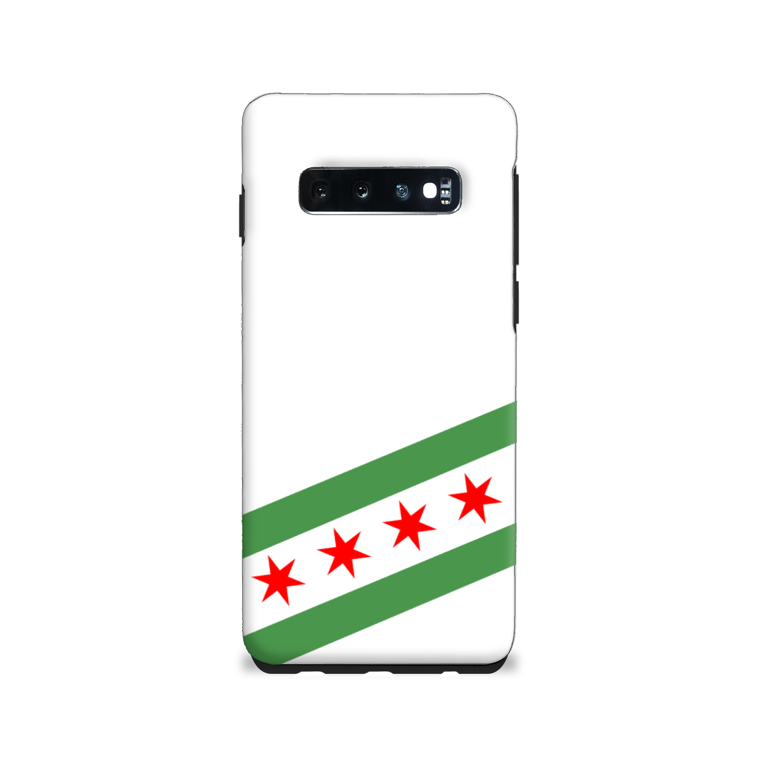 Chicago Flag Green River Tough Phone Case