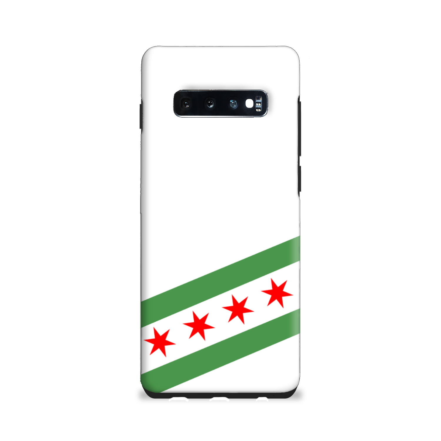 Chicago Flag Green River Tough Phone Case