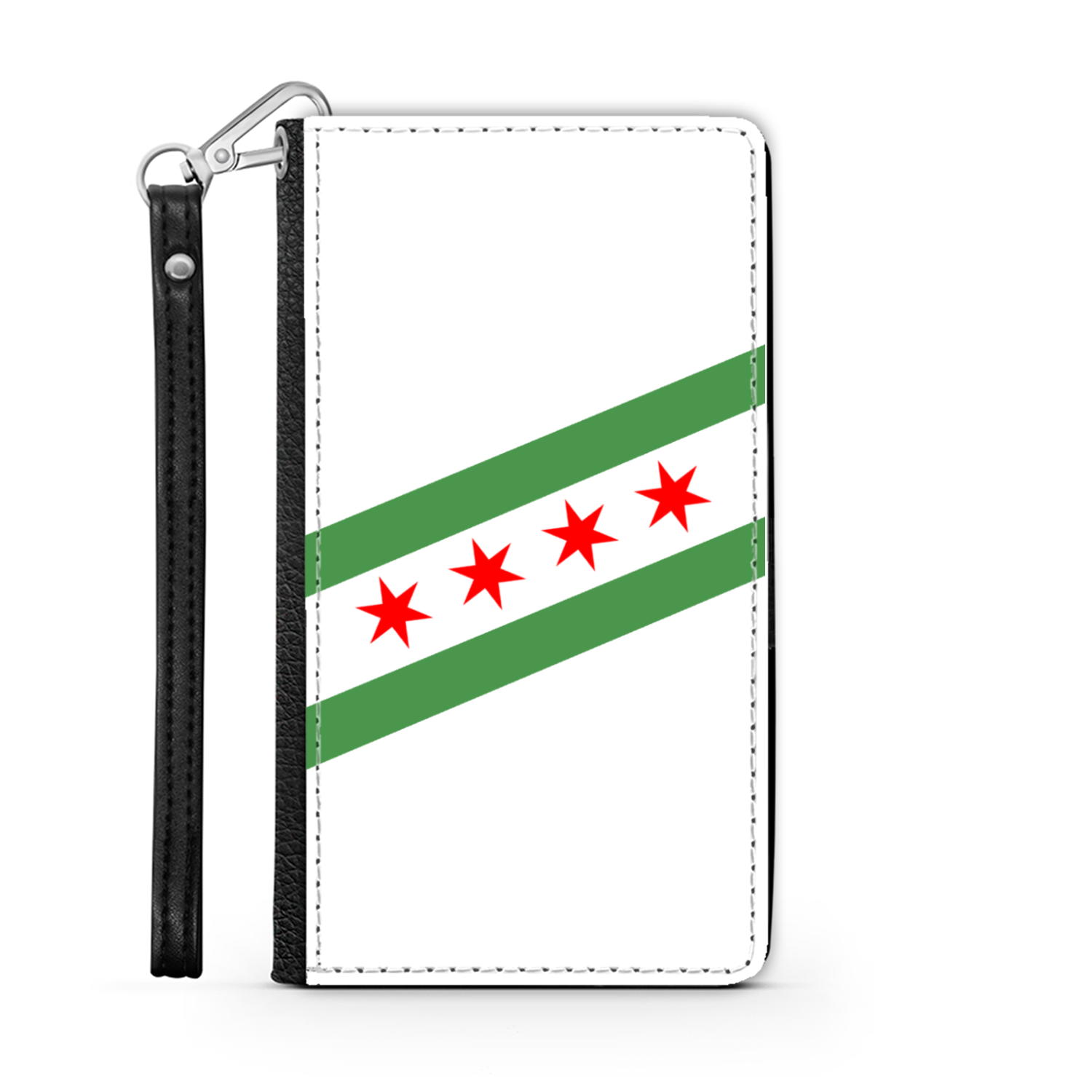 Chicago Flag Green River Phone Case