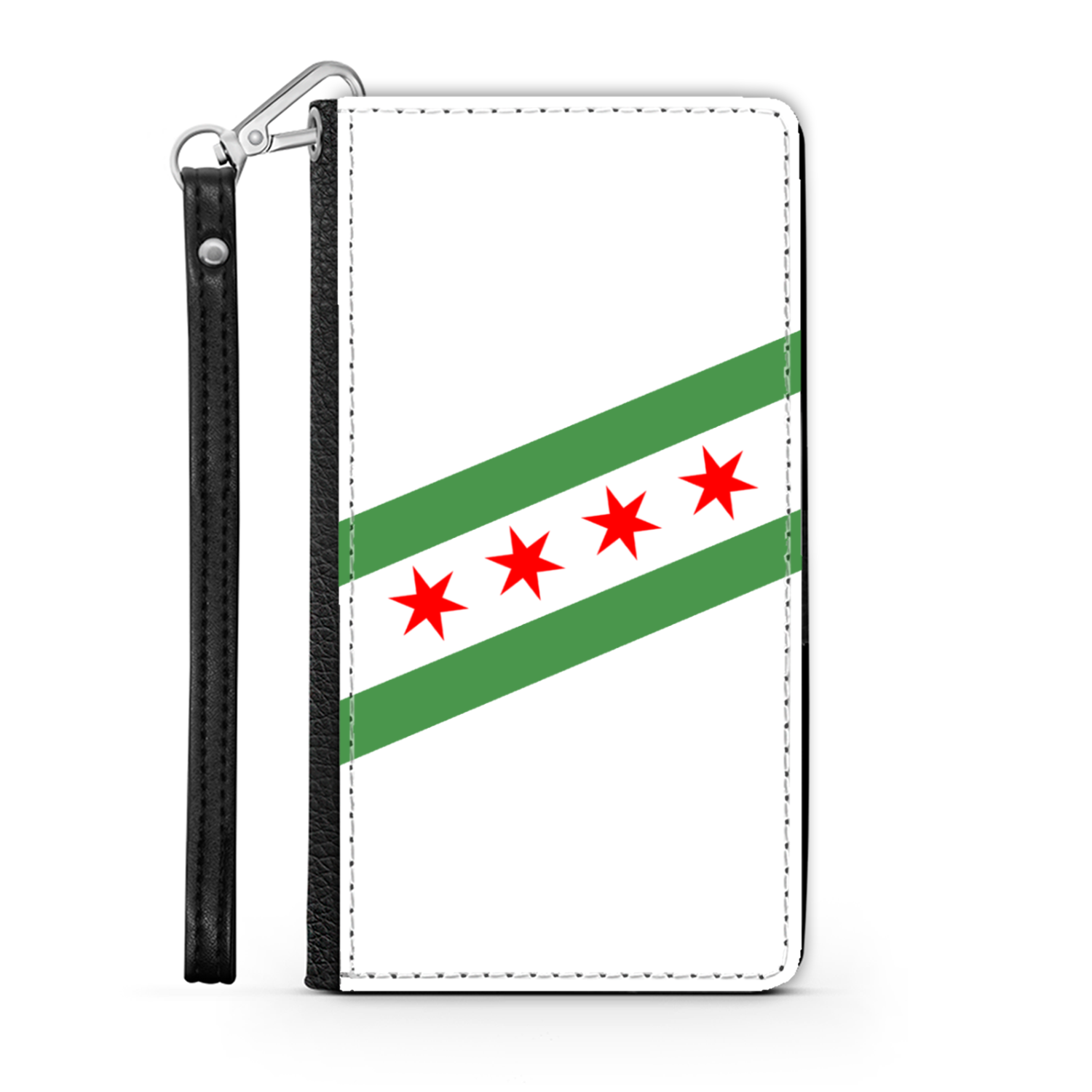 Chicago Flag Green River Phone Case