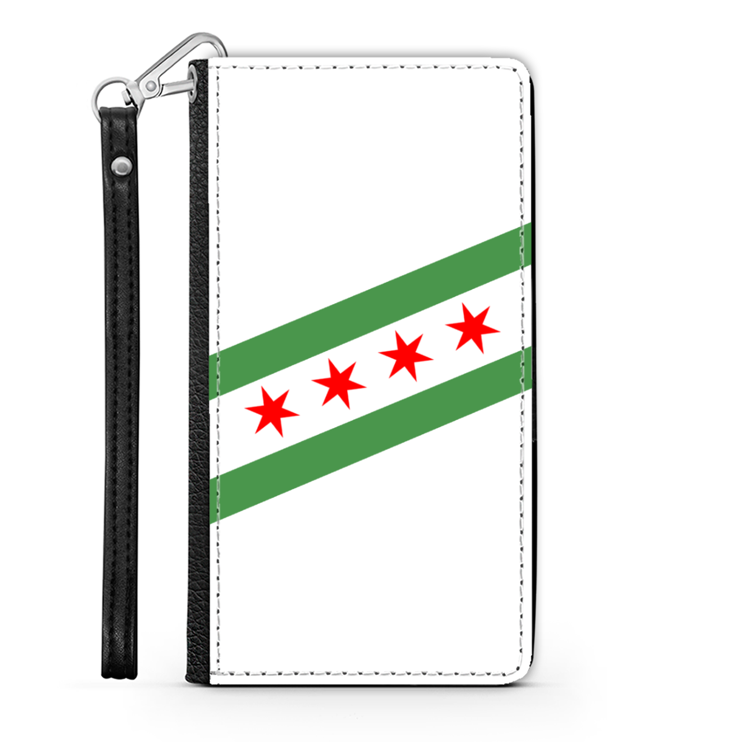 Chicago Flag Green River Phone Case