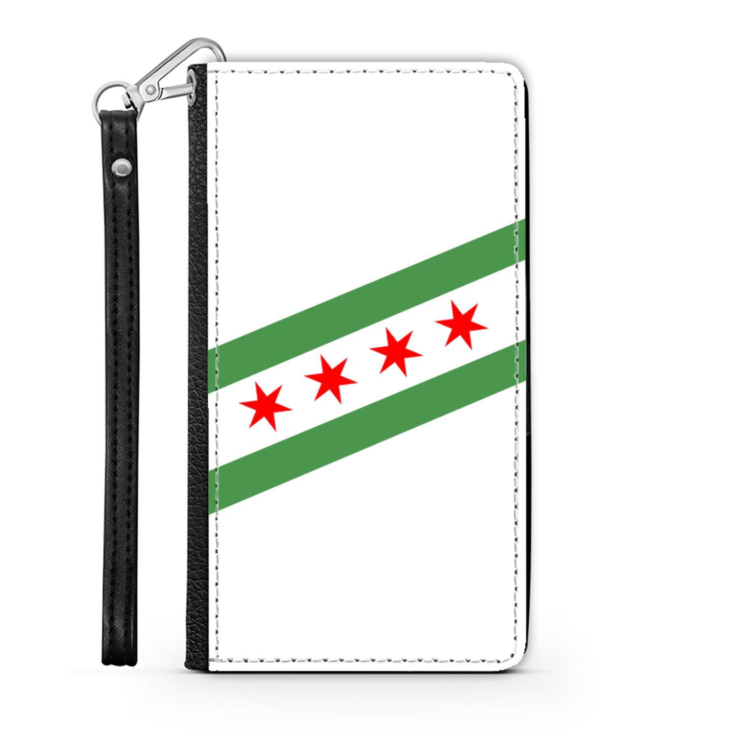 Chicago Flag Green River Phone Case