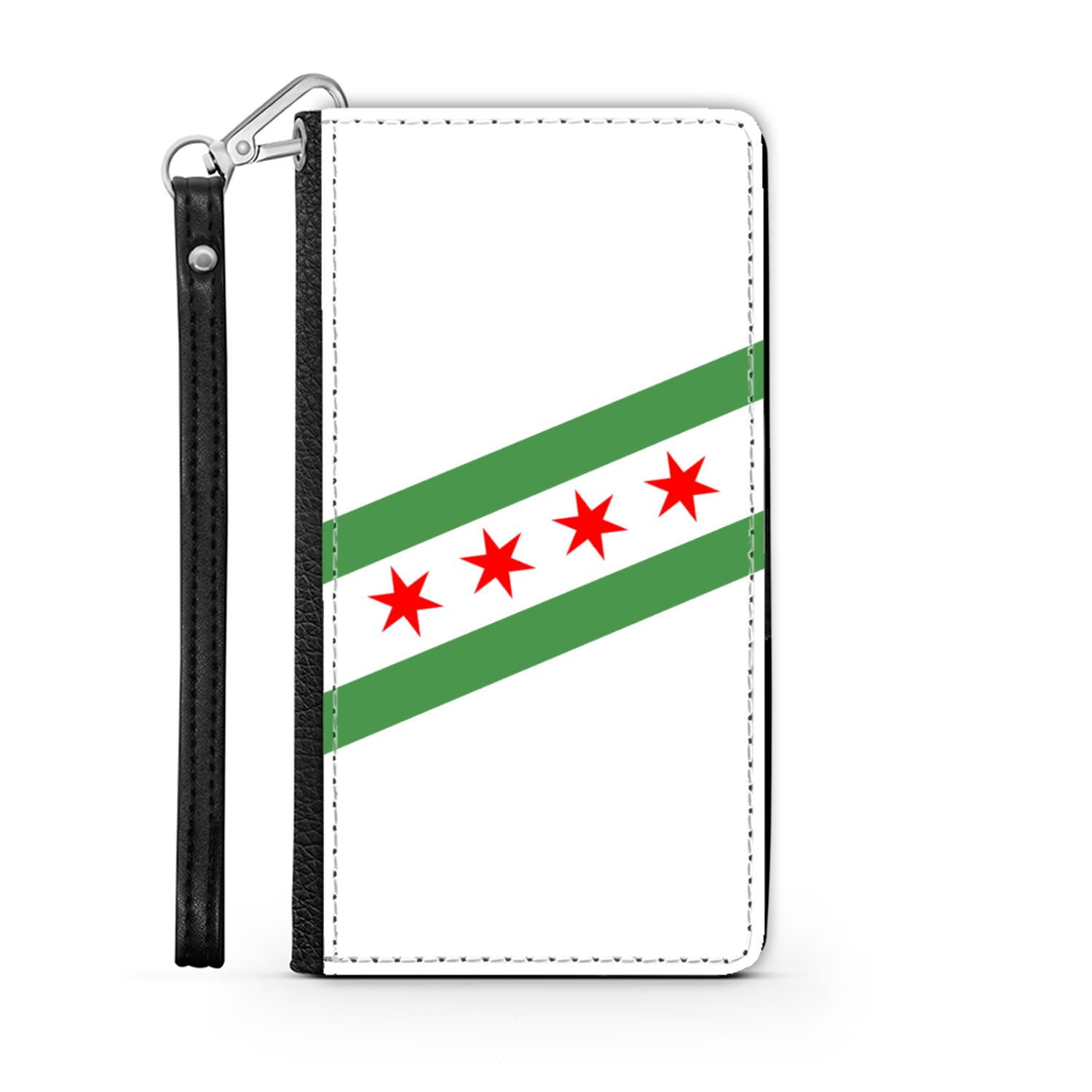 Chicago Flag Green River Phone Case