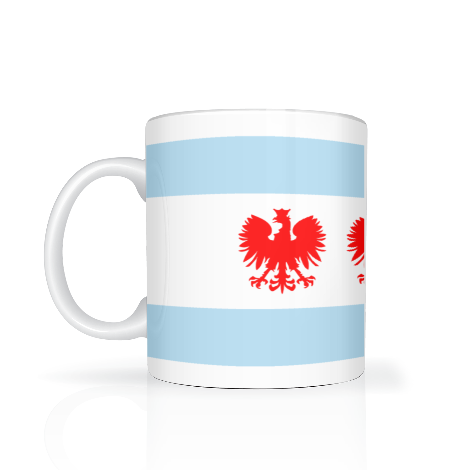 Chicago Flag Polish Four Eagle 11oz Mug
