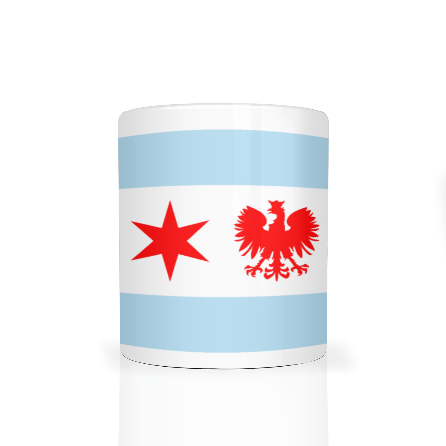 Chicago Flag Polish Single Eagle 11oz Mug
