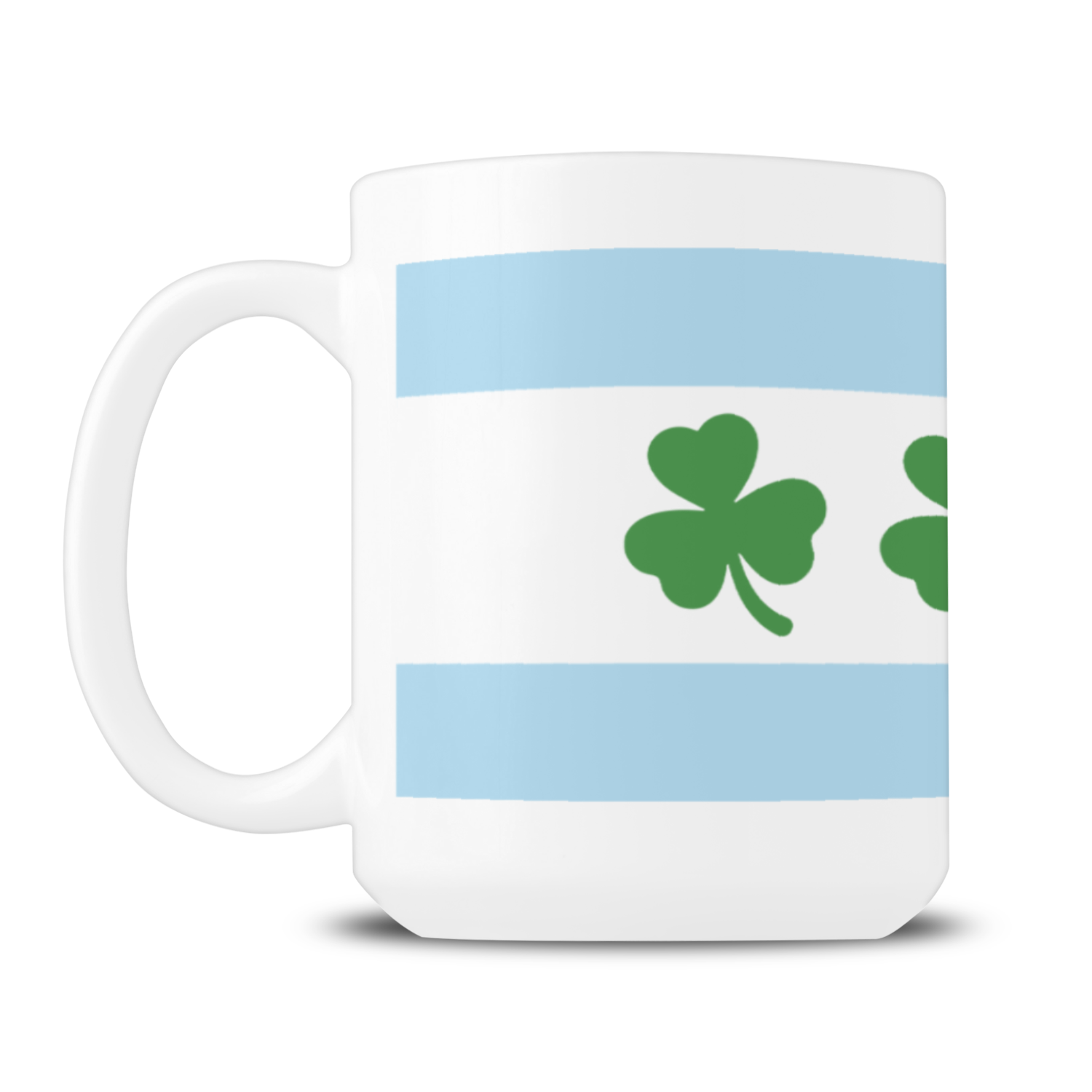 Chicago Flag Shamrock 15oz mug