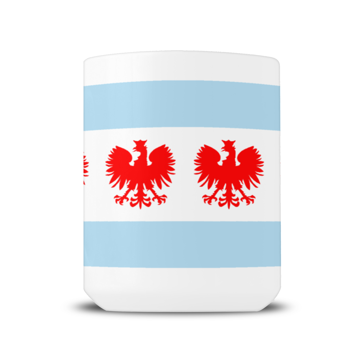 Chicago Flag Polish Four Eagle 15oz Mug