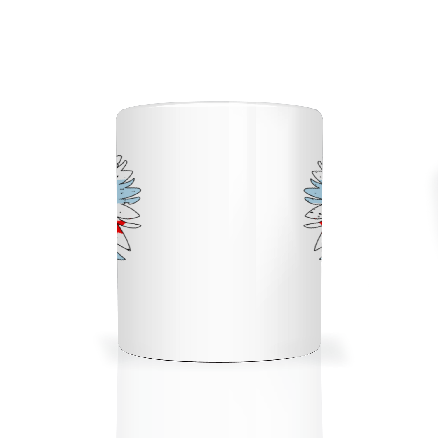 Chicago Flag Polish Eagle 2 Tone 11oz Mug