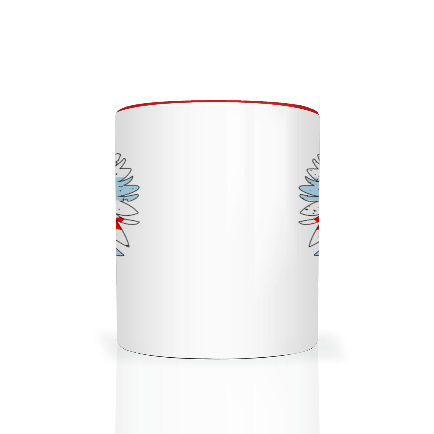 Chicago Flag Polish Eagle 2 Tone 11oz Mug