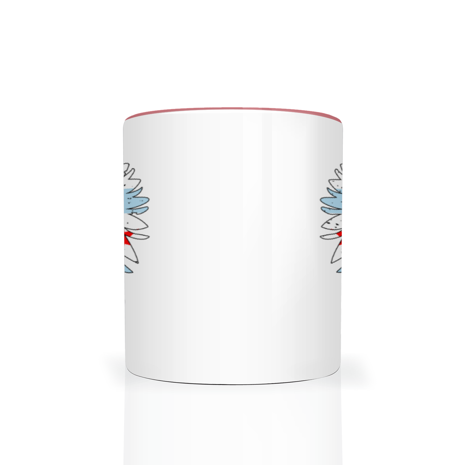 Chicago Flag Polish Eagle 2 Tone 11oz Mug