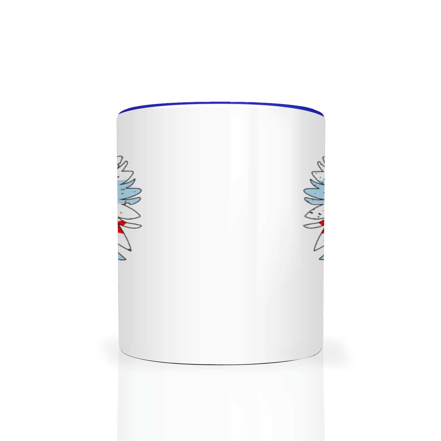 Chicago Flag Polish Eagle 2 Tone 11oz Mug