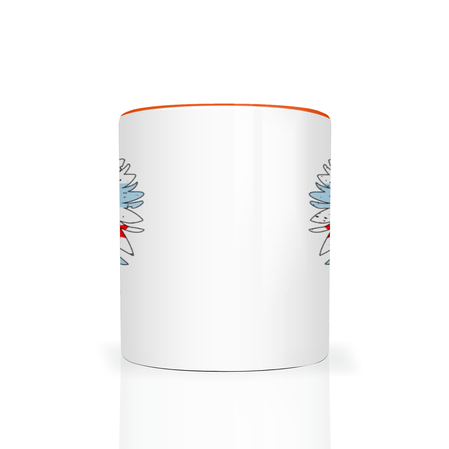 Chicago Flag Polish Eagle 2 Tone 11oz Mug