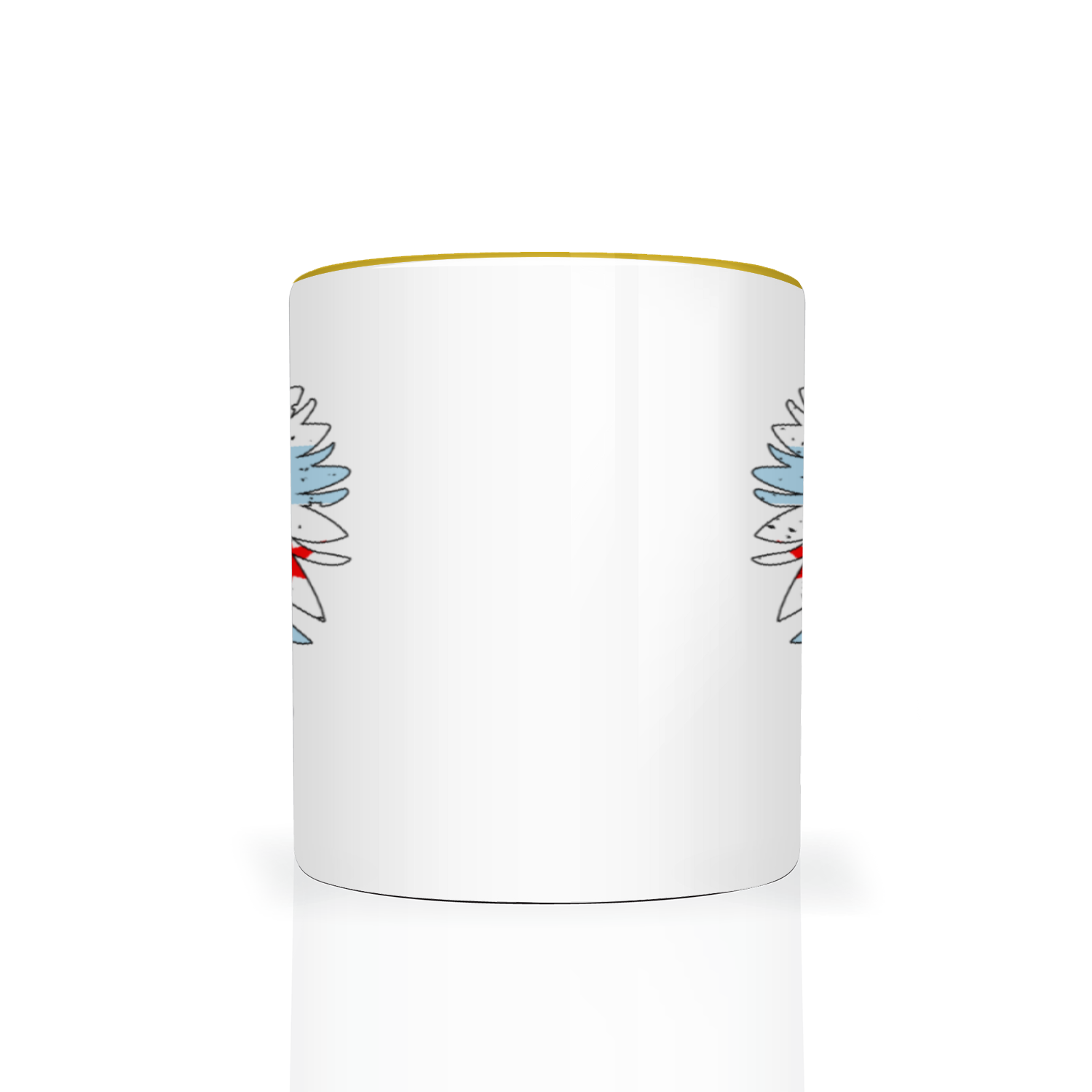 Chicago Flag Polish Eagle 2 Tone 11oz Mug